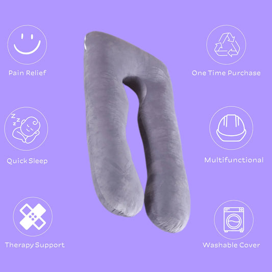 U-Shaped Pregnancy Sleep Therapy Pillow